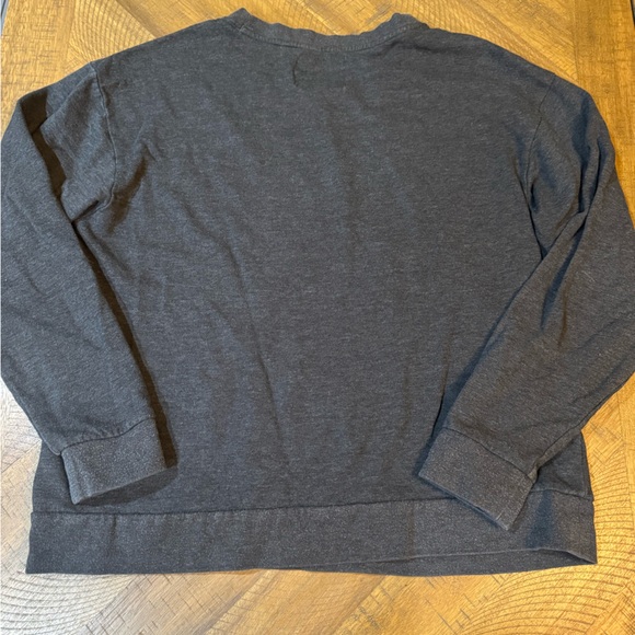 Victoria Sport Women's Gray Sweatshirt with Pink Logo - Picture 5 of 5